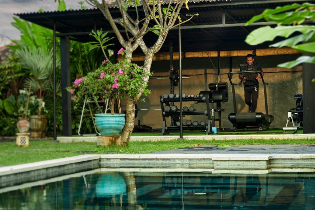 Villa Darga pool & gym